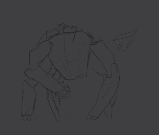 Concept art for Mimic Rocky by Red Raccoon