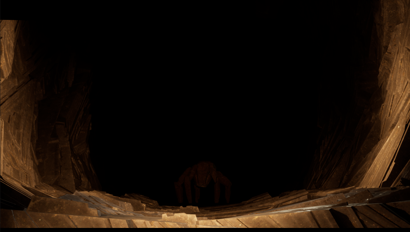 Alternative cave environment render for Mimic Rocky's Experience